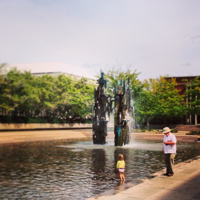 Image of the Woodrow Wilson fountain